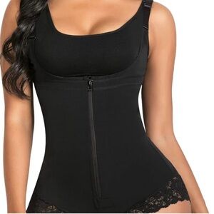 ShapeRX Black Women's Shapewear Bodysuit XS